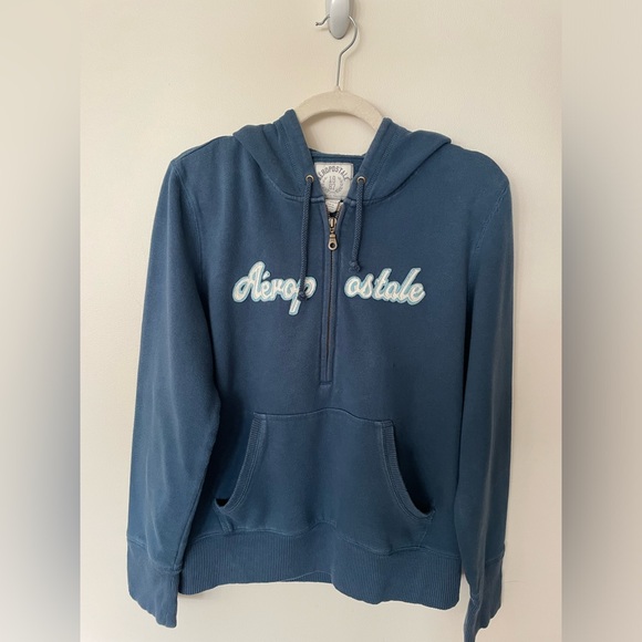 Aéropostale Quarter-zip Hoodie - Picture 2 of 7